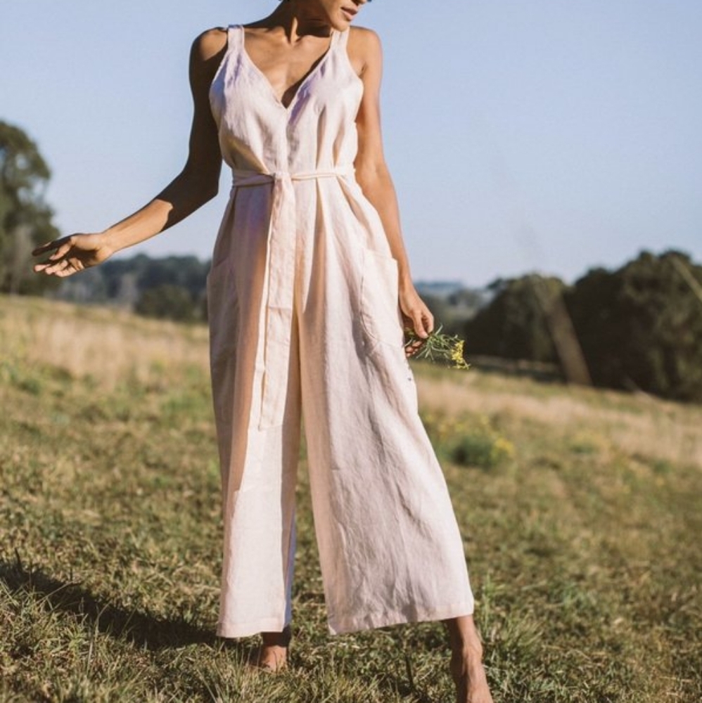 Little Tienda Linen Jumpsuit